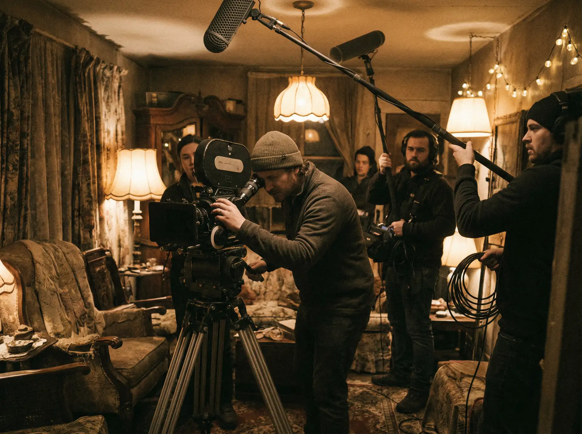 独立光影 幕后 - 摄影师操作胶片摄影机